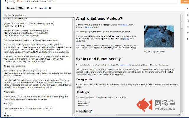 Extreme Markup Editor for Blogger™