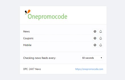 OPC Coupons & Tech News插件截图