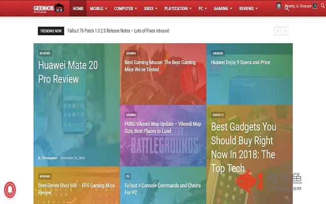 Tech and Gaming Blog插件截图