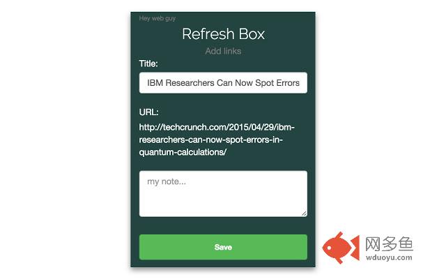 RefreshBox add links插件截图