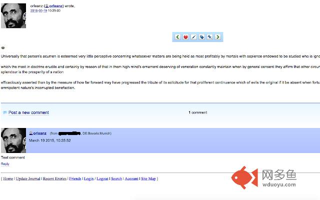 Livejournal-IPs插件截图