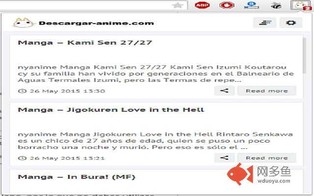 Descargar-anime.com - Chrome Extension插件截图