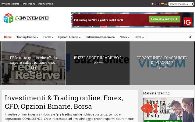 e-investimenti.com - Investimenti & Trading插件截图