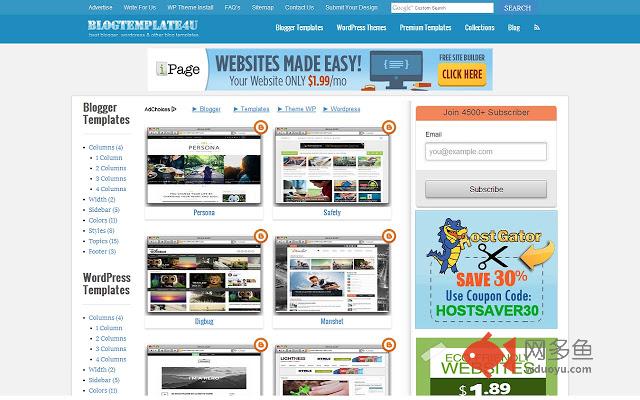 BlogTemplate4U插件截图
