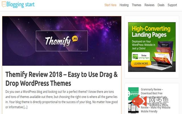 Blogging Start Launcher插件截图