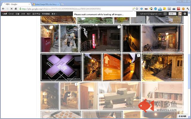 Extract Image URLs for Google+(TM) Gallery插件截图