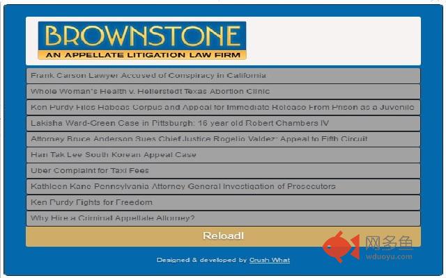 Brownstone Law Blog Extension