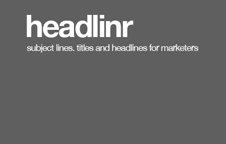 Headlinr插件截图