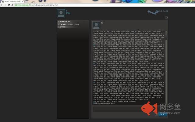 Steam Chat Auto Scroll插件截图