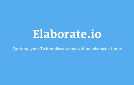 Elaborate.io插件截图
