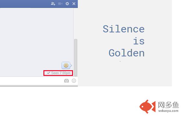 Silence is Golden for FB插件截图