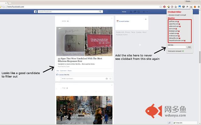 Clickbait Killer插件截图