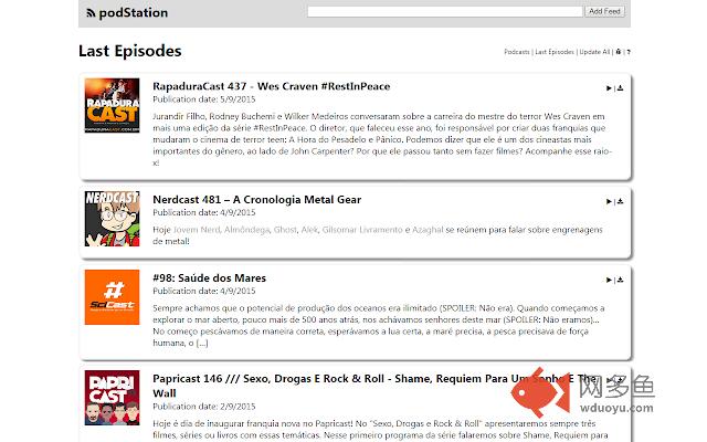 podStation Podcast Player