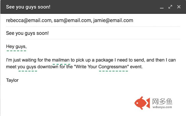 Not Just Guys -- the Gmail Plug-in