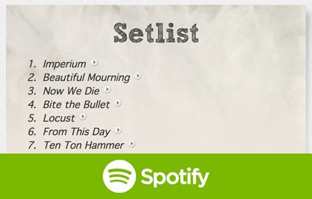 setlist.fm to Spotify Exporter插件截图