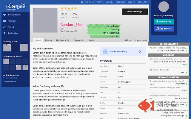 OkCupid (for the Non-Mainstream User)