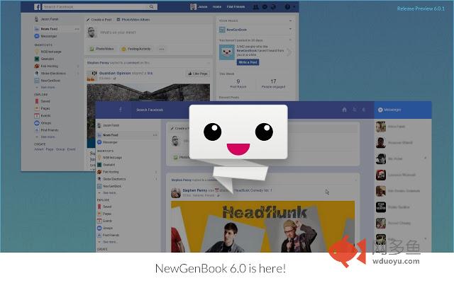 NewGenBook for Facebook