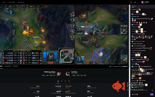 League of Legends ProView - Twitch Chat