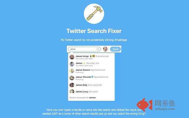 Twitter Search Fixer
