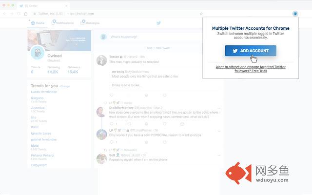 Multiple Twitter Accounts Chrome