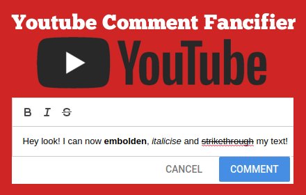 Youtube Comment Fancifier插件截图