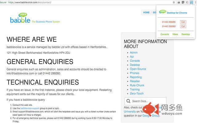 babblevoice Desktop for Google Chrome™