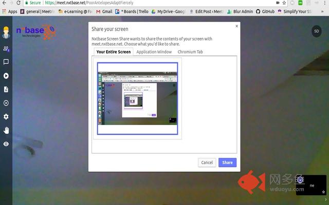Nxtbase Screen Share