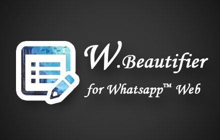 W.Beautifier插件截图