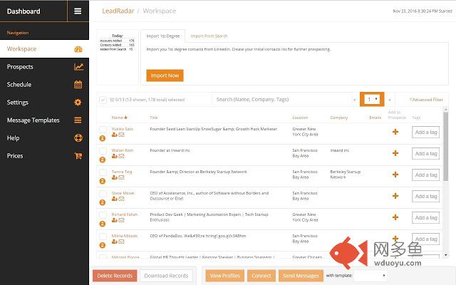LeadRadar - LinkedIn automation tool插件截图
