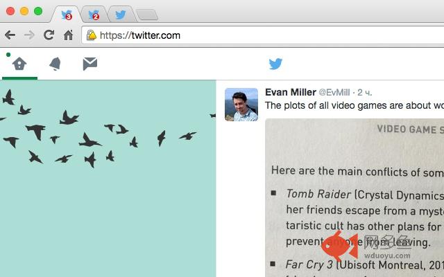 Tweets Favicon Badges插件截图