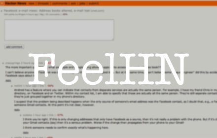 FeelHN插件截图
