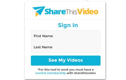 Share this Video插件截图