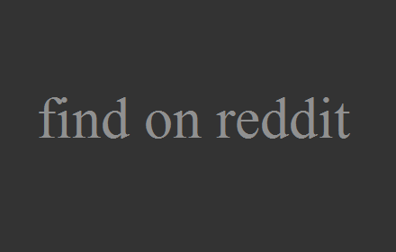 Find on Reddit插件截图