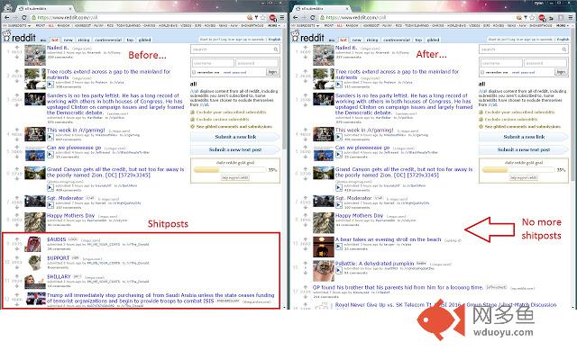 Reddit In Peace插件截图