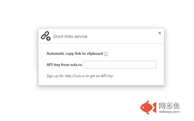 Short links service
