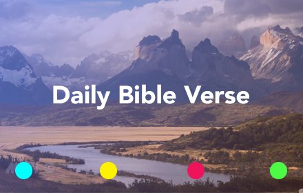Daily Bible Verse插件截图