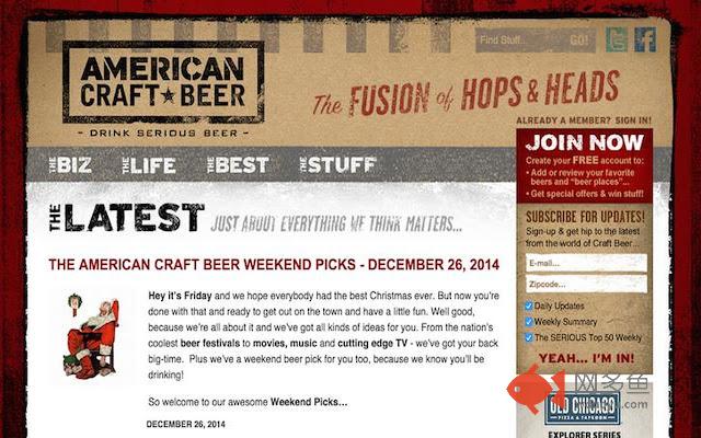 AmericanCraftBeer.com插件截图