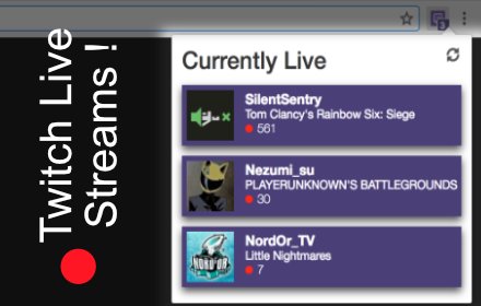 Twitch Live Streams插件截图