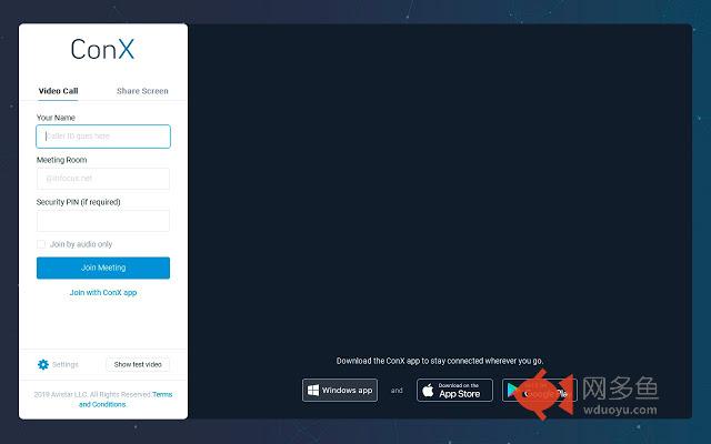 ConX WebRTC Screen Sharing