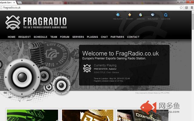 FragRadio WebPlayer插件截图