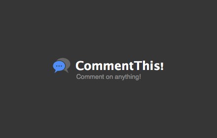 CommentThis!插件截图