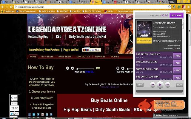 LegendaryBeatz Beat Store插件截图