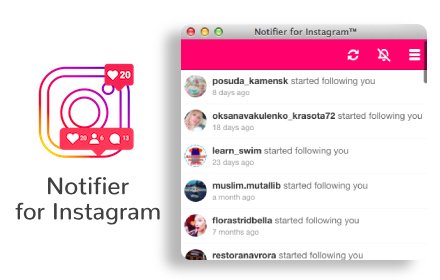 Notifier for Instagram™插件截图