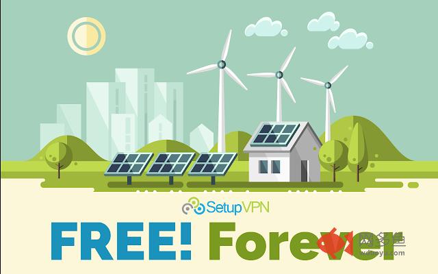 SetupVPN - Lifetime Free VPN