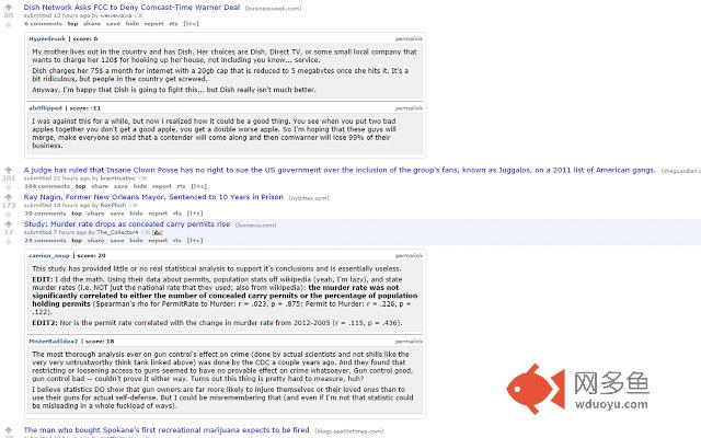 Reddit Comments Preview插件截图