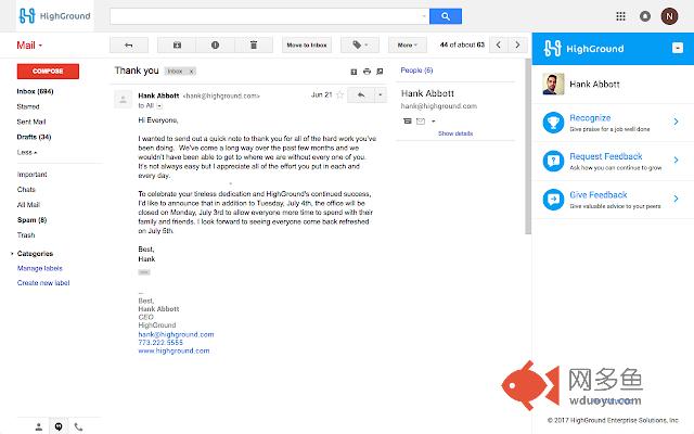 HighGround Email Plugin