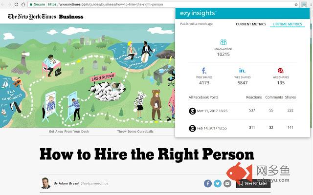 EzyInsights for Chrome插件截图