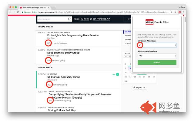 Meetup Filter (for meetup.com)