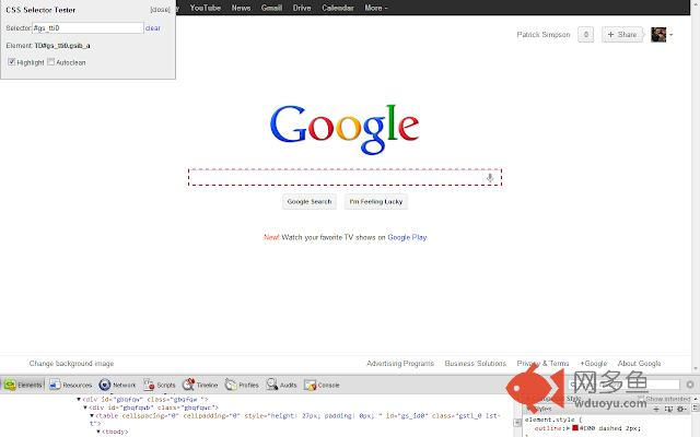 CSS Selector Tester插件截图