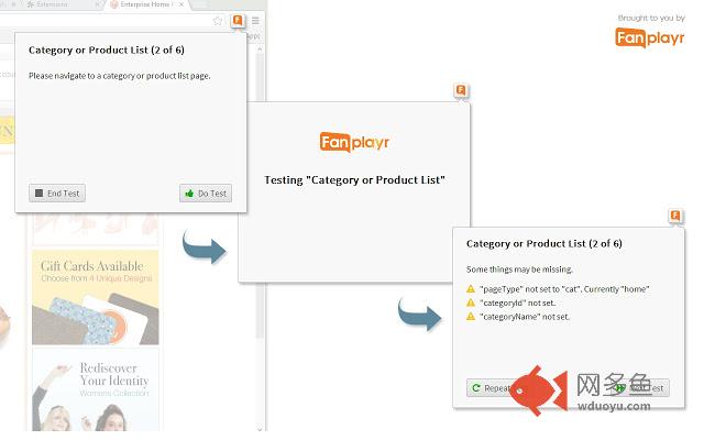 Fanplayr Integration Tester
